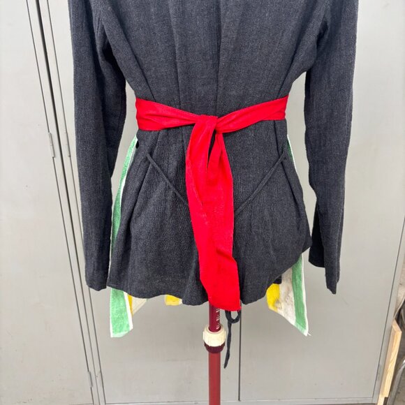 Vintage 1970s Rooster Terrycloth 1/2 Apron Made in Canada One Size Fits Most - Picture 2 of 8